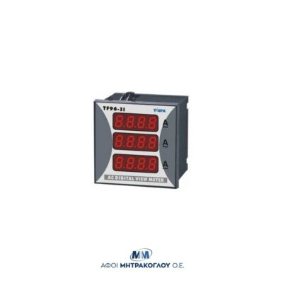 Ψηφιακό Αμπερόμετρο (AC) KAEL, 96x96, 1-10000A, DP3-96-3I | Τριφασικό, True RMS