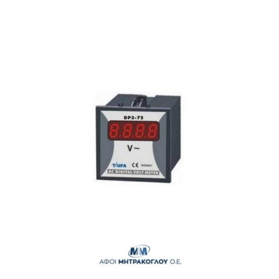Ψηφιακό (AC) Βολτόμετρο 72x72 1Φ 0-500V AC DP3-72-U | TAIFA