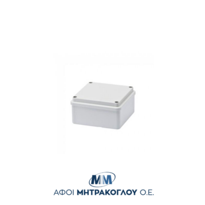Κουτί Χειρισμού με αδιάφανο καπάκι και μεταλλικές βίδες | 100x100x50 | IP 66 | Marlanvil 005PL