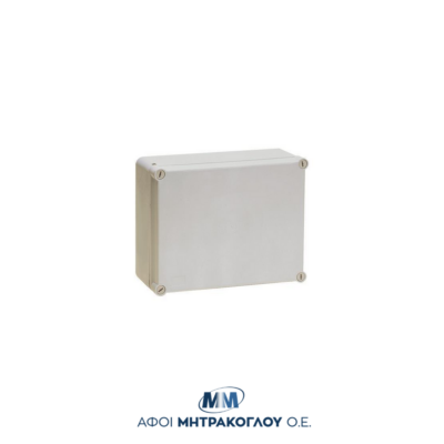 Κουτί Χειρισμού με αδιάφανο καπάκι, βίδες και μεντεσέδες | 238x190x90 | IP 66 | Marlanvil 010A.PL