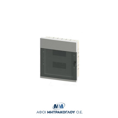 Πλαστικός πίνακας διανομής, Χωνευτός με πόρτα | IP40 | MONO Electric MONO-F-M24 | 292x322x99mm | 2 Σειρές - 24 Modules